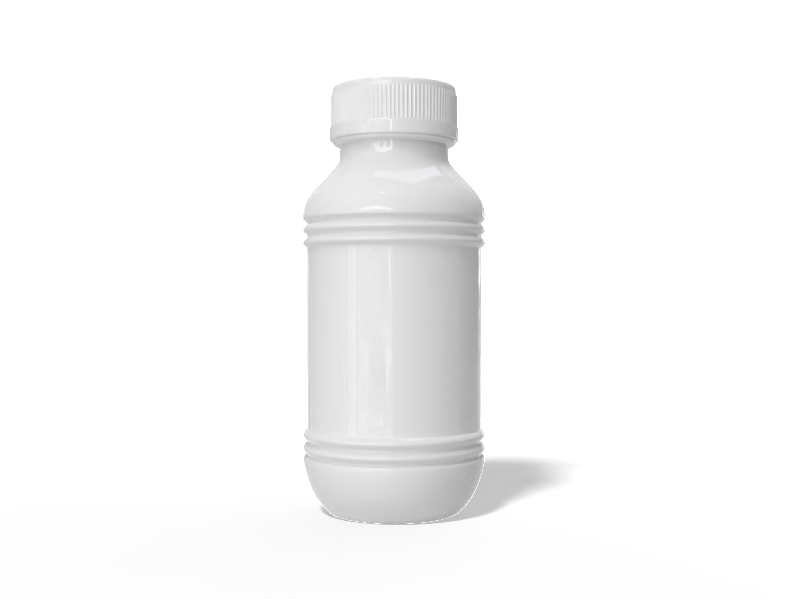 Supplement bottle — Glossy plastic