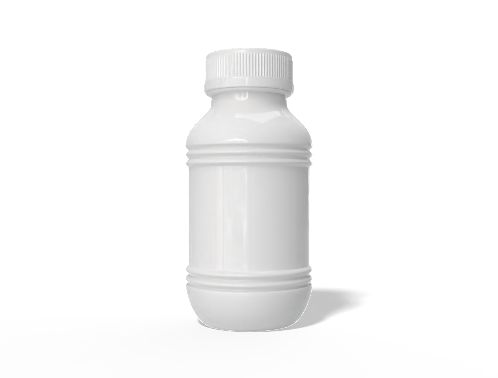 Supplement bottle — Glossy plastic