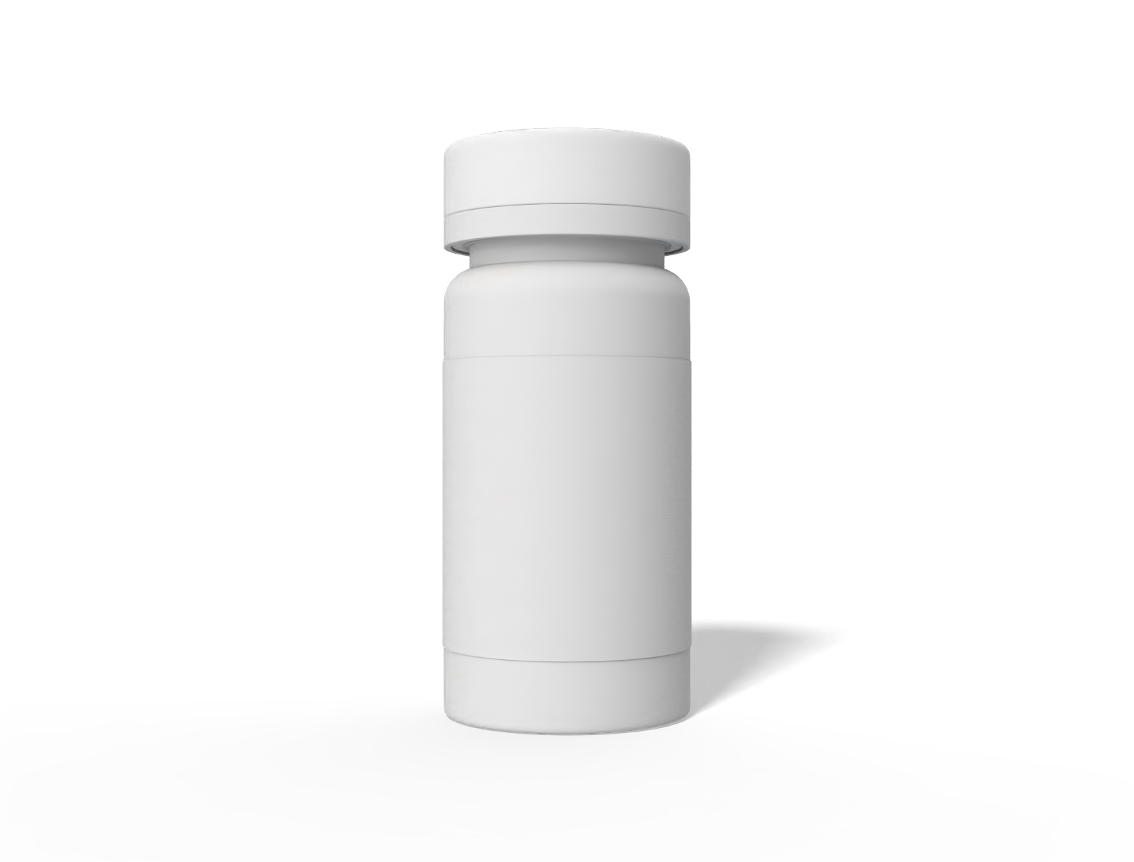 Small supplement bottle — Glossy glass