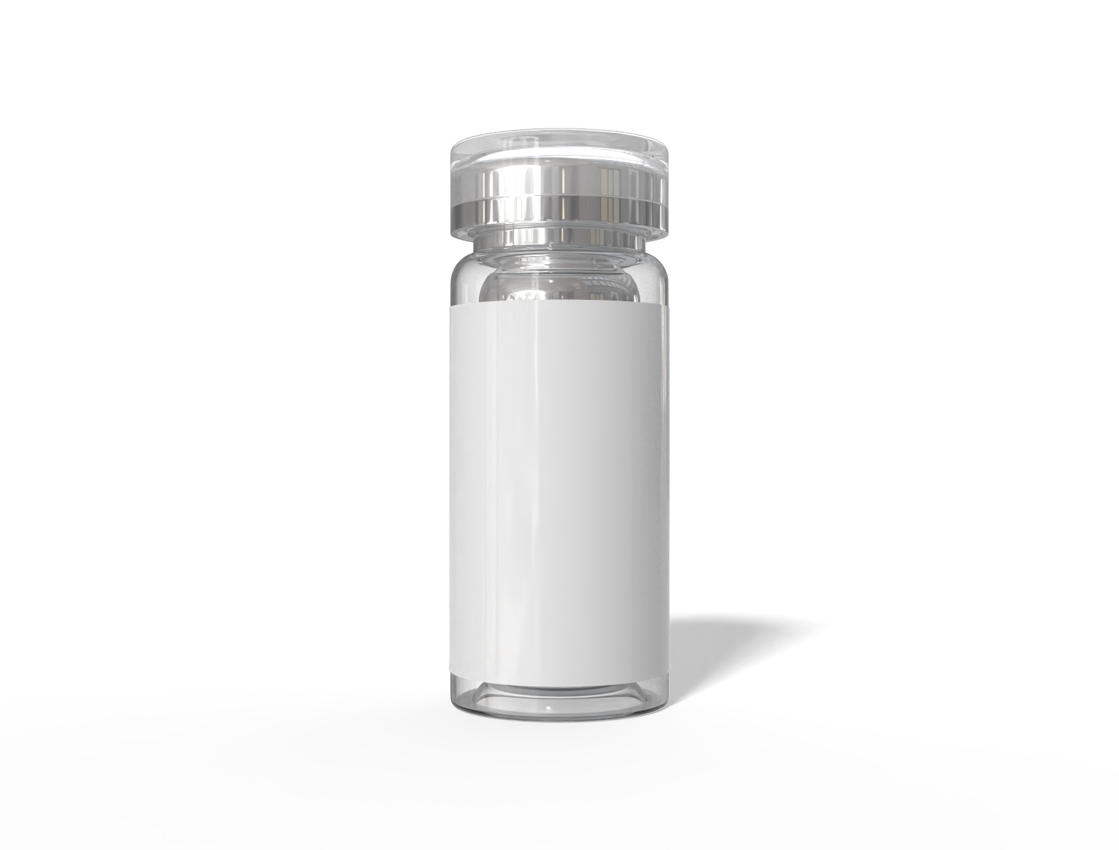 Small supplement vial — Glossy glass