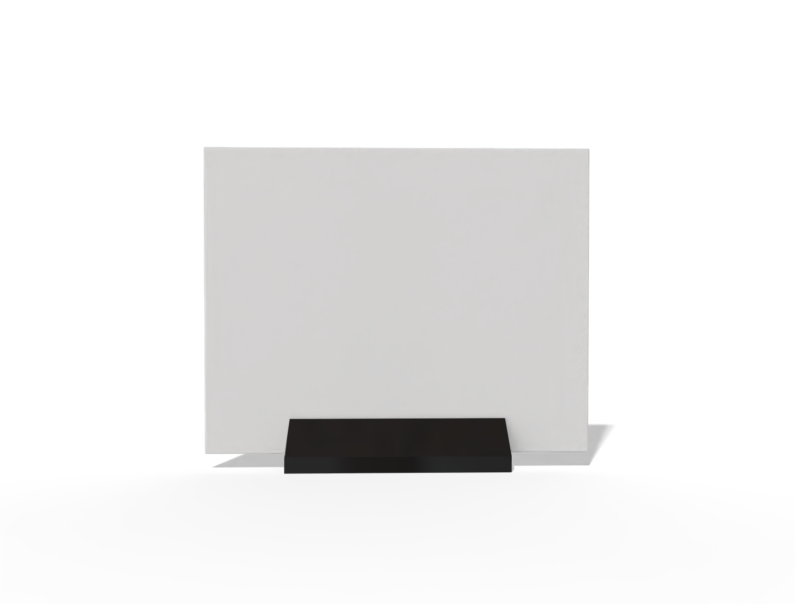 Menu card — White paperboard
