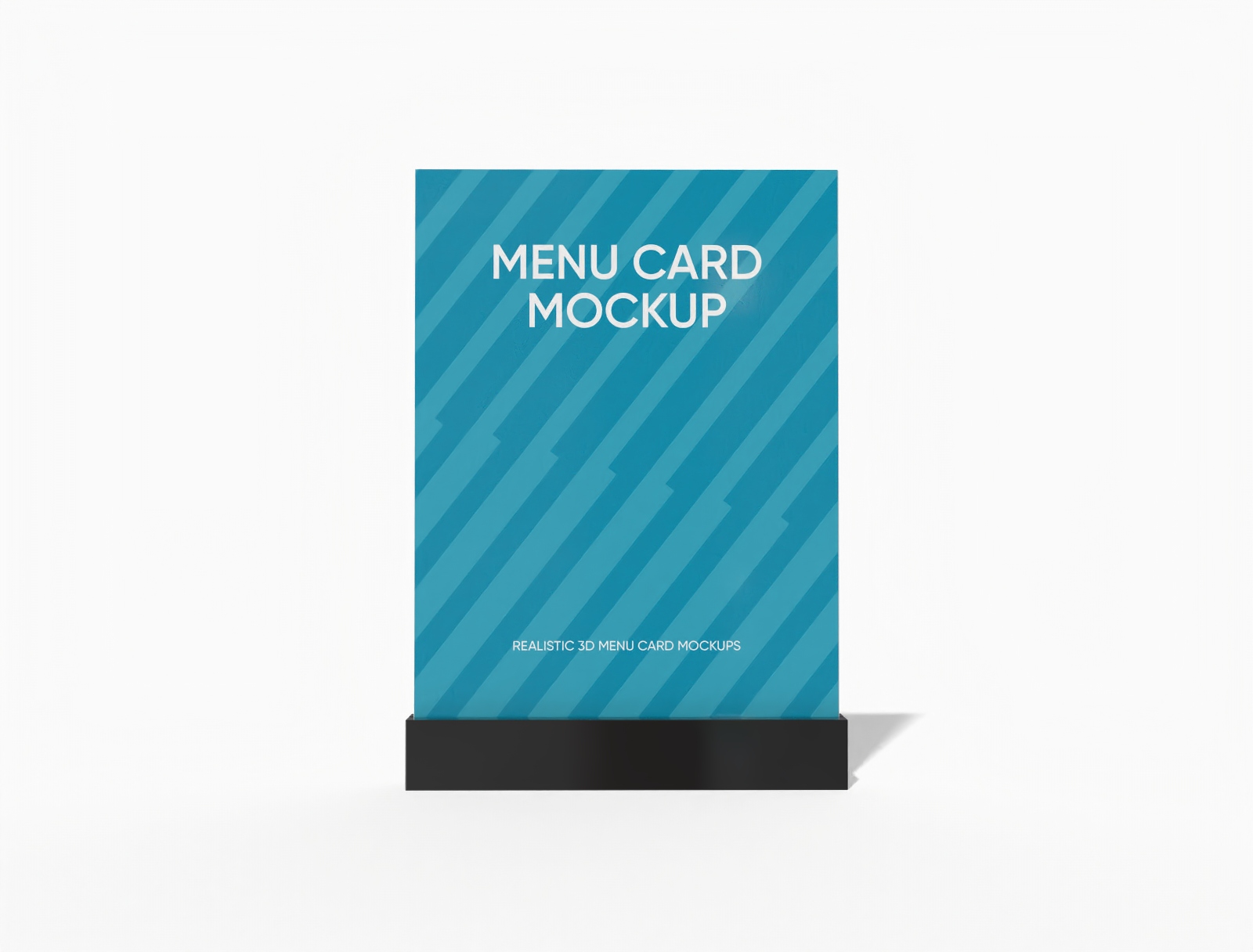 A5 menu card — White paperboard