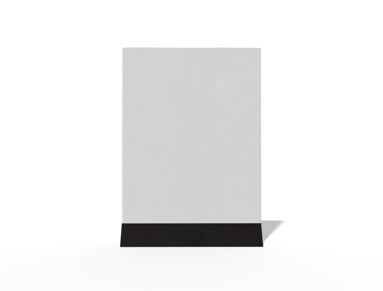A5 Menu card — White paperboard