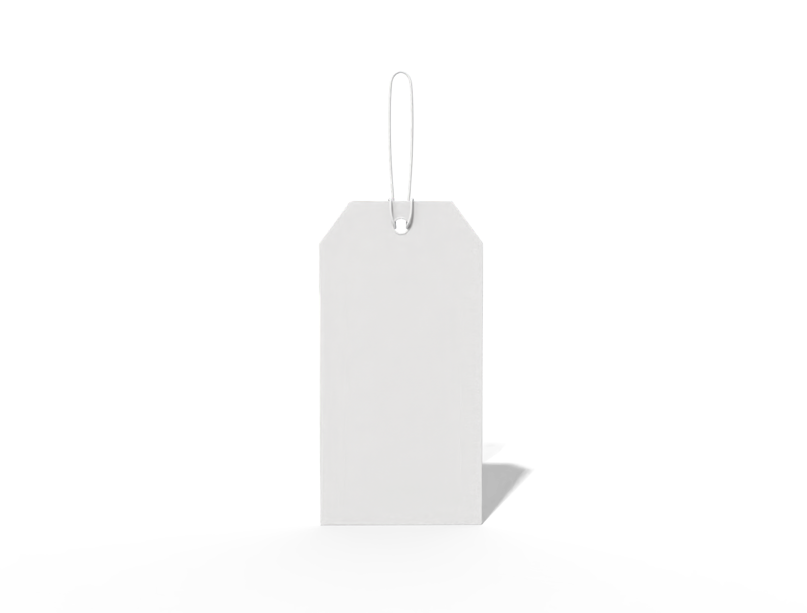 Bookmark — White paperboard