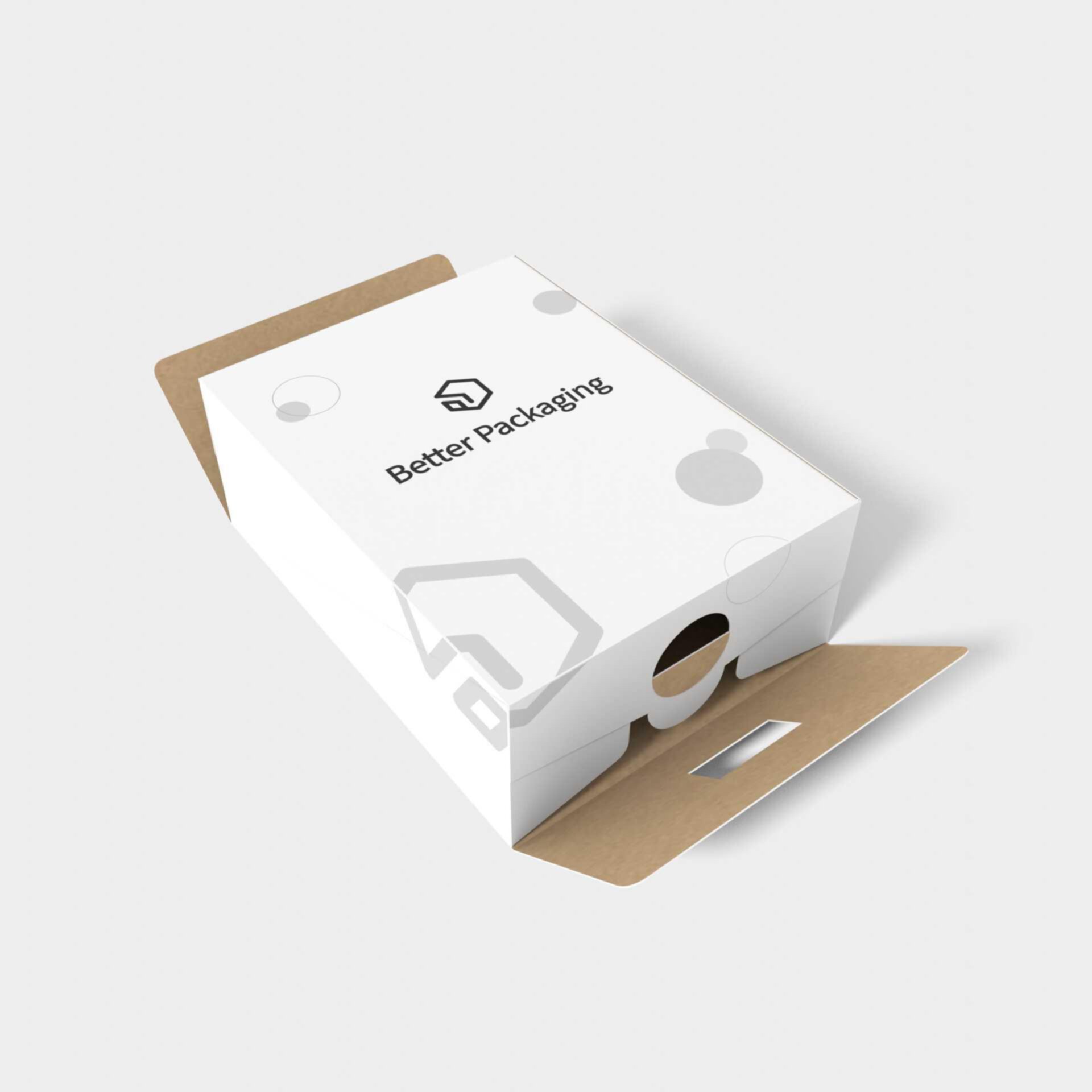 Tuck end box variations overlapping lock inserts — White paperboard