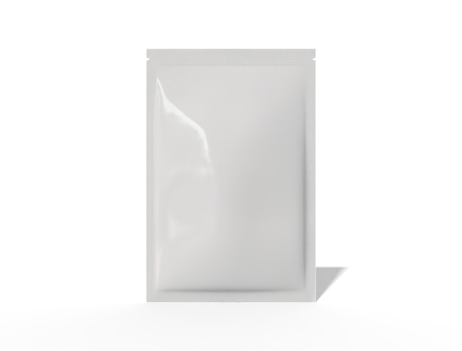 10 × 15 three-side seal tea sachet — Glossy plastic