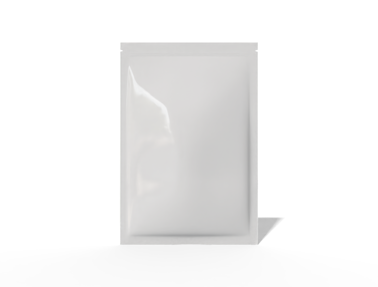 17 × 25 three-side seal coffee sachet — Glossy plastic