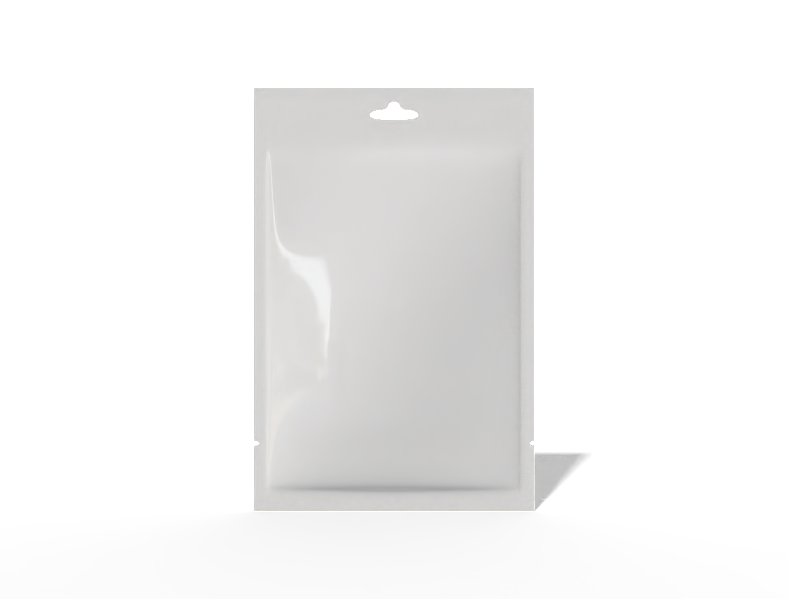 10 × 15 three-side seal tea sachet — Glossy plastic