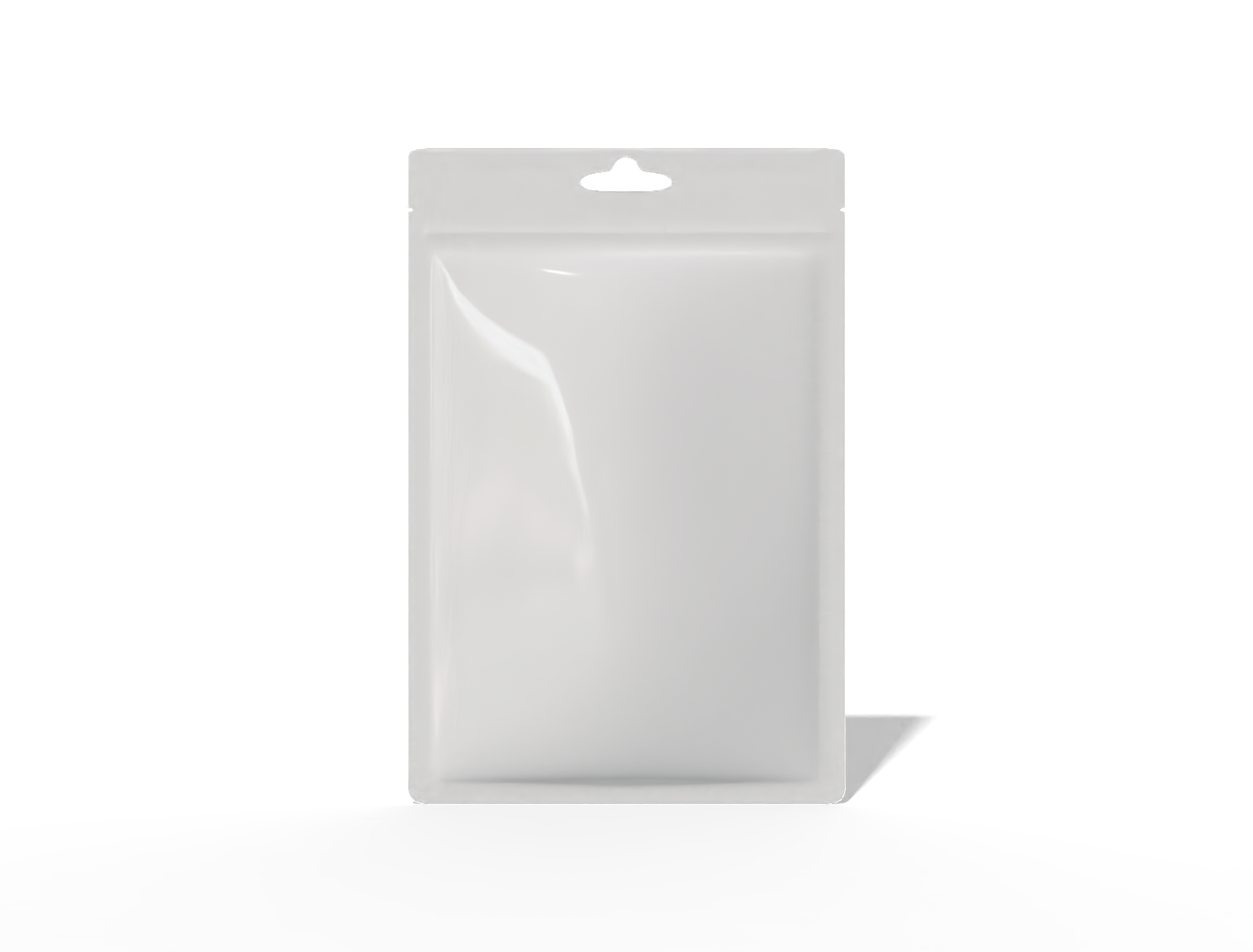 10 × 15 three-side seal coffee sachet — Glossy plastic