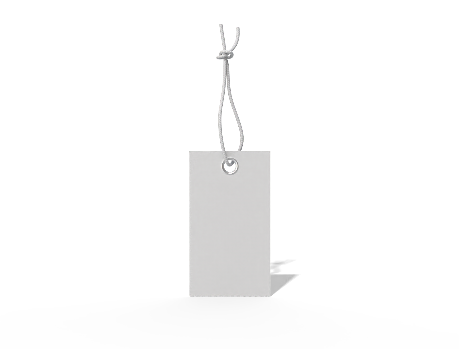 Tag — White paperboard