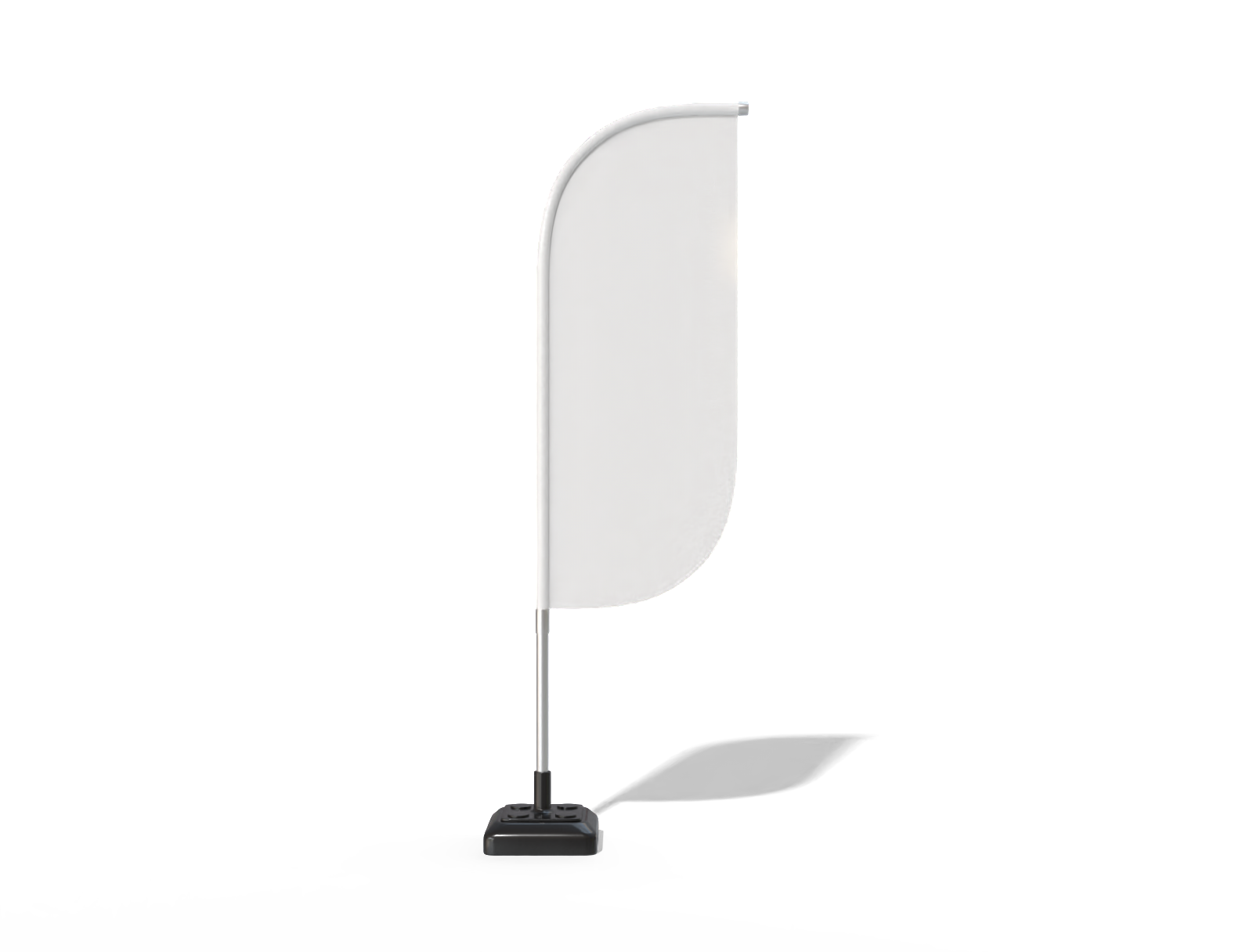Feather flag — Glossy plastic