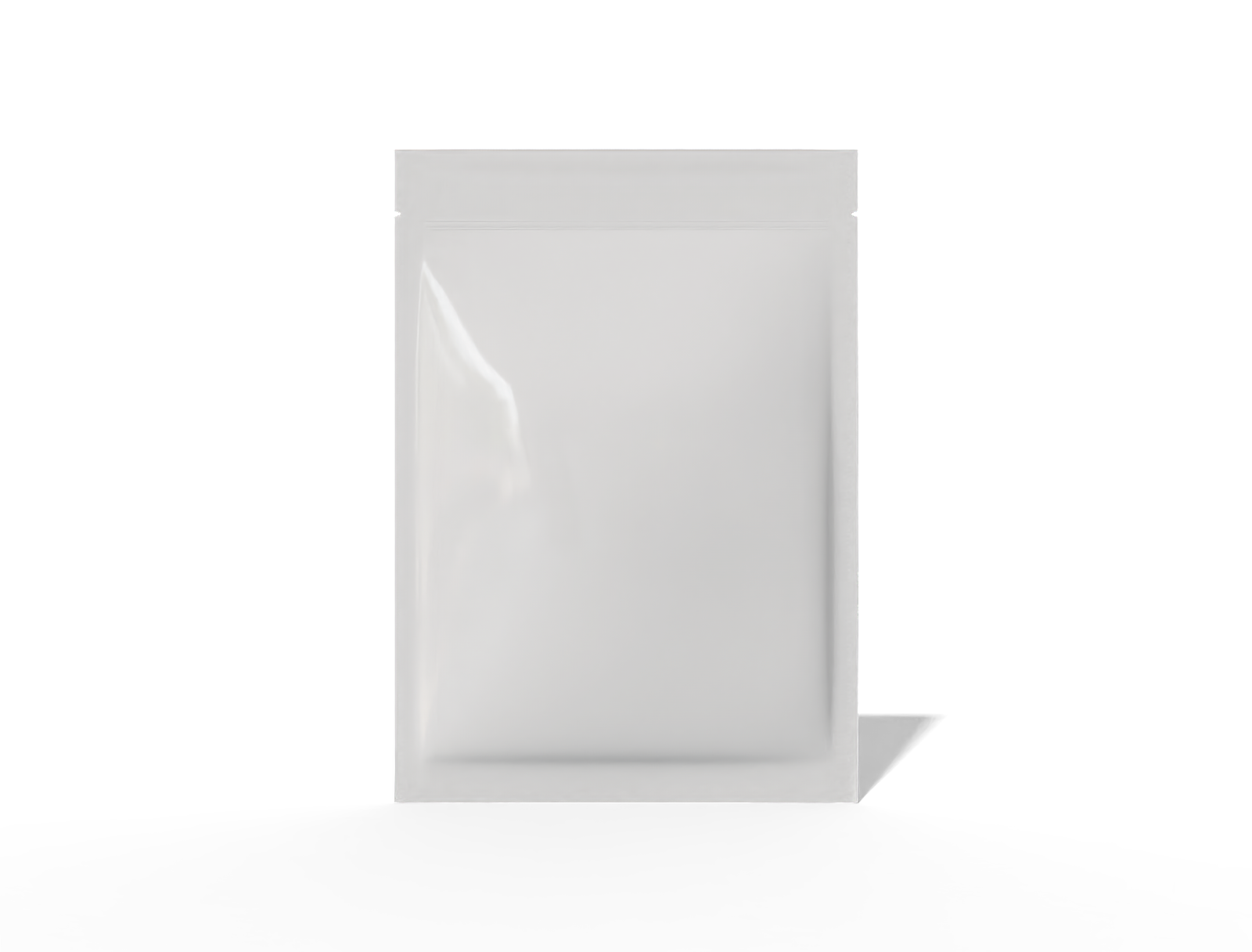 14 × 19 three-side seal medical sachet — Glossy plastic