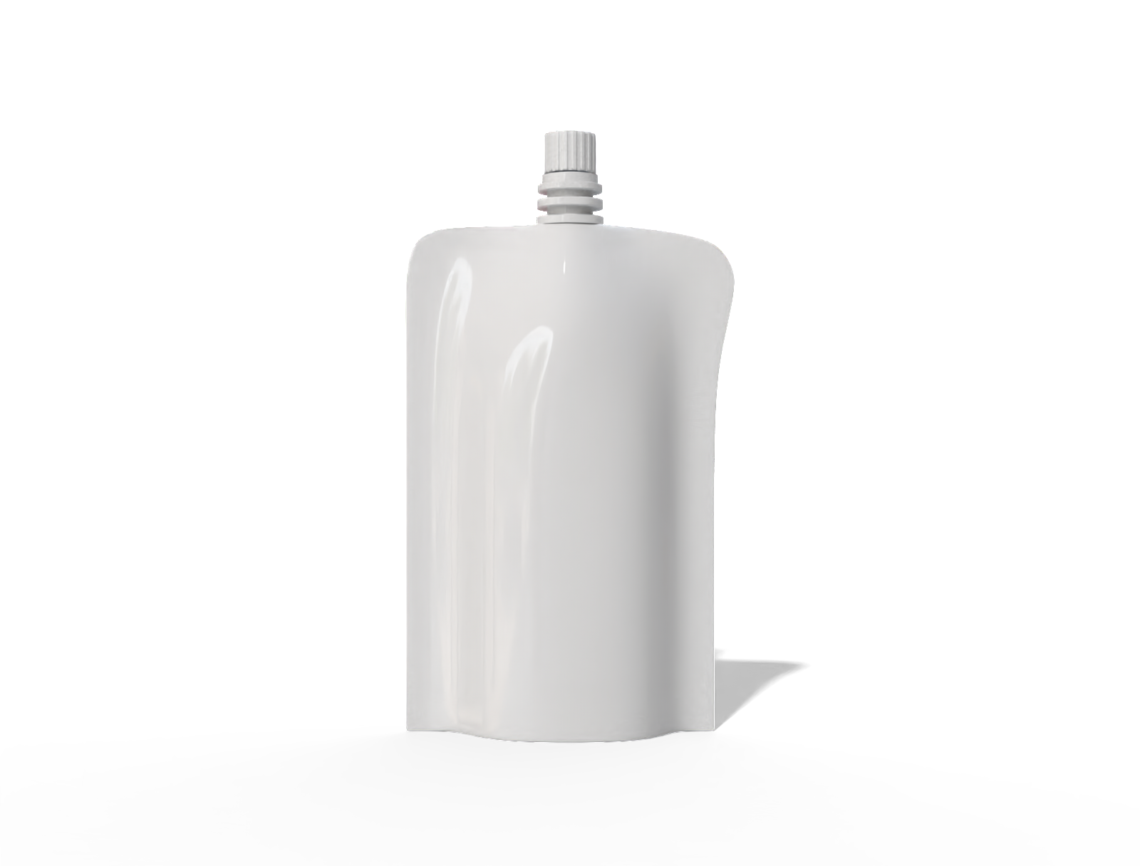 10 × 18 spout drink pouch — Glossy plastic