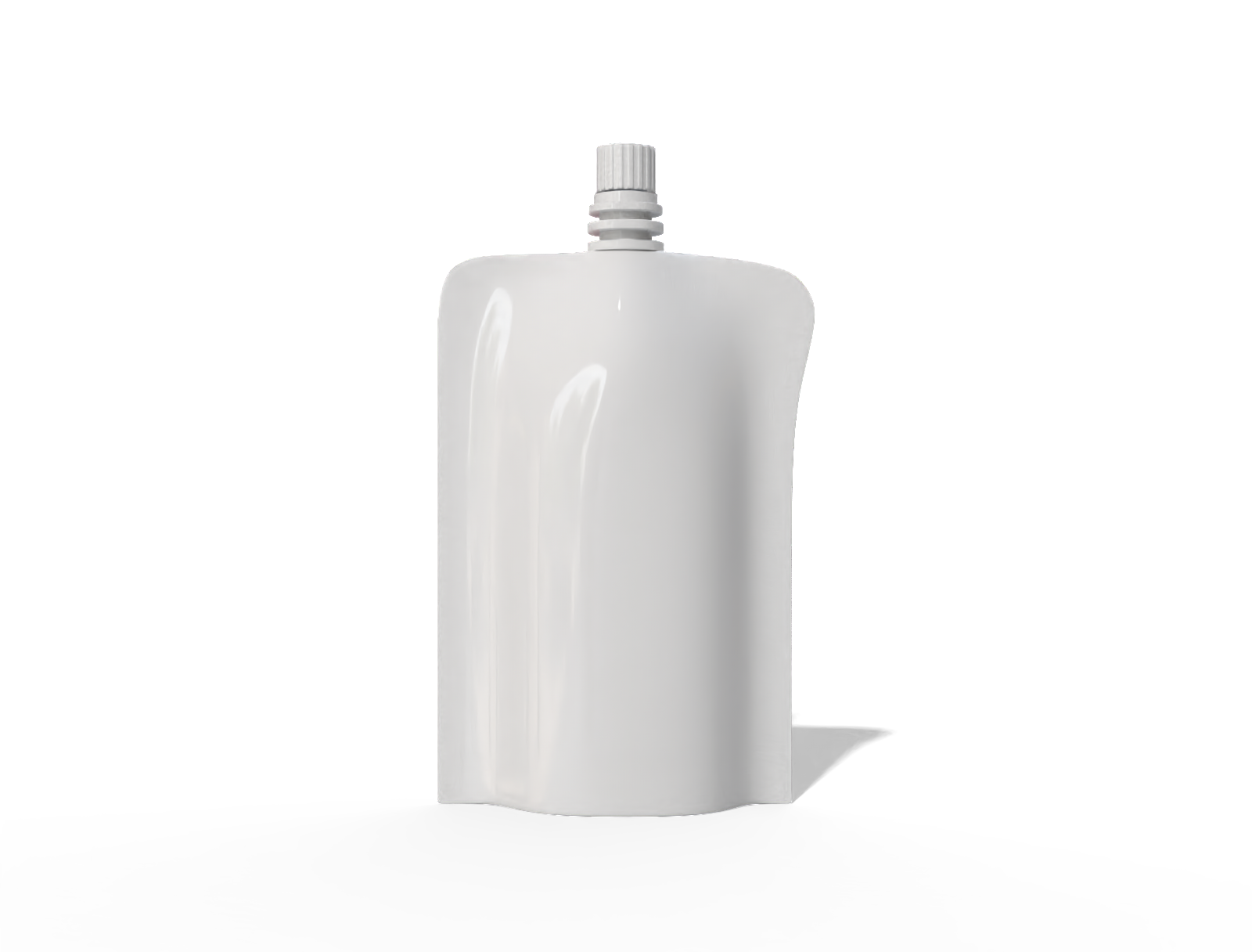 8 × 14 spout drink pouch — Glossy plastic