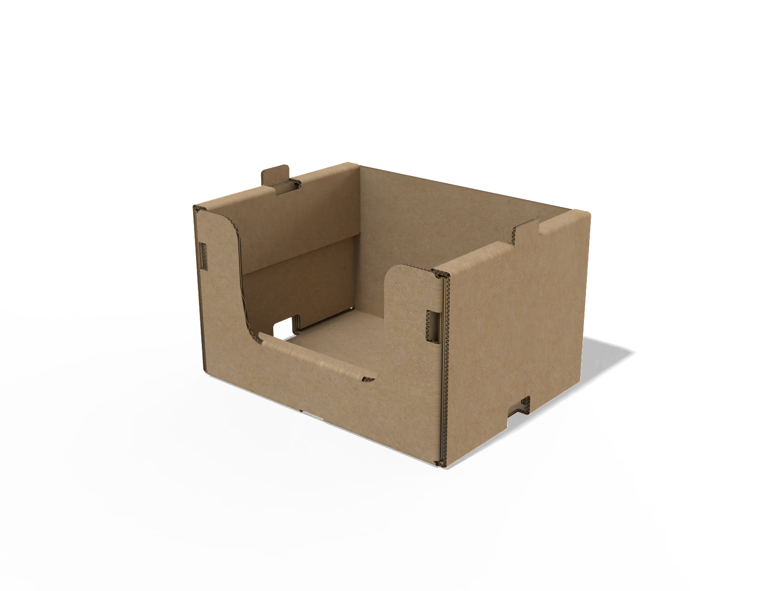 Display box — A-flute corrugated board
