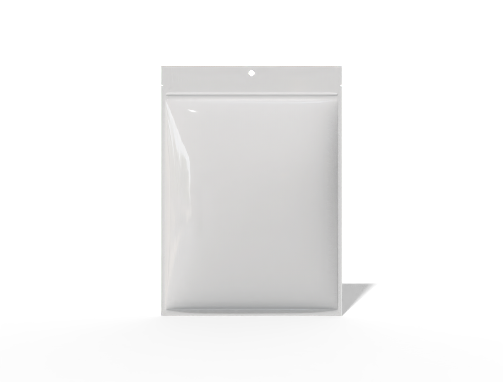 14 × 19 three-side seal tea sachet — Glossy plastic