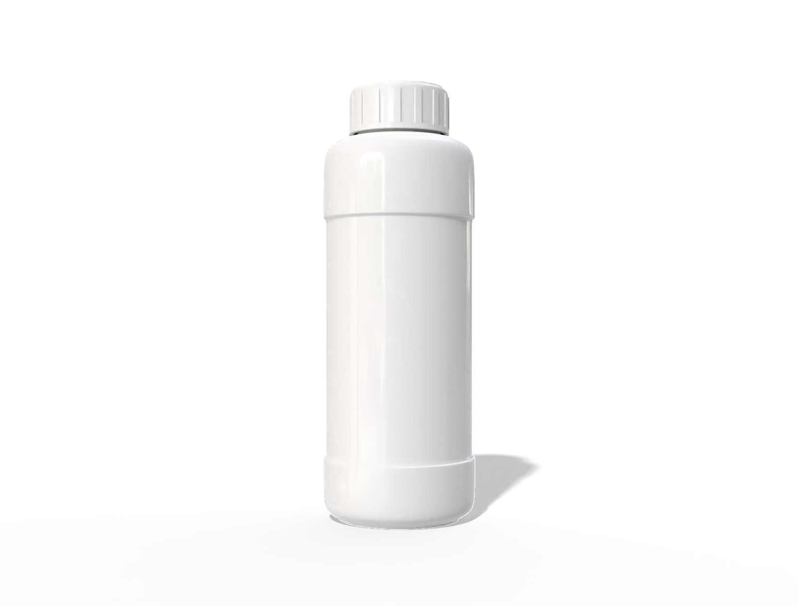 750 ml plastic drink bottle — Glossy plastic