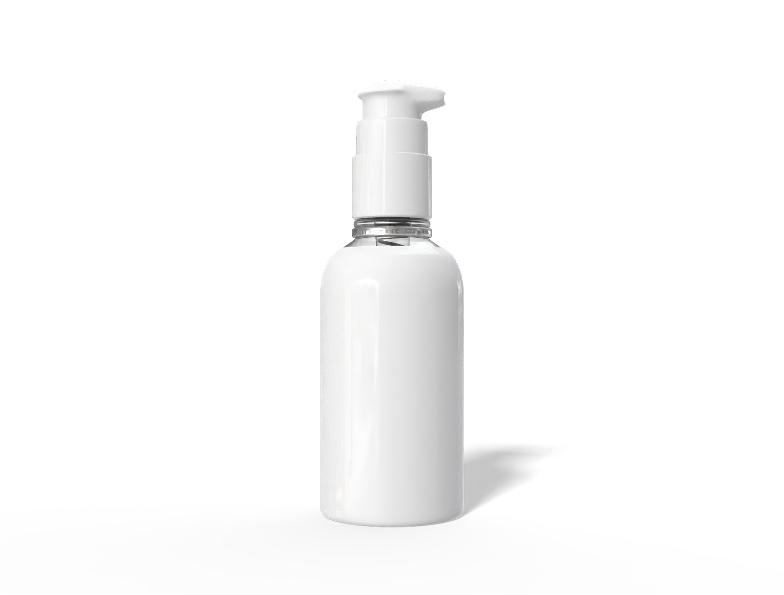 30 ml pump bottle — Clear glossy plastic
