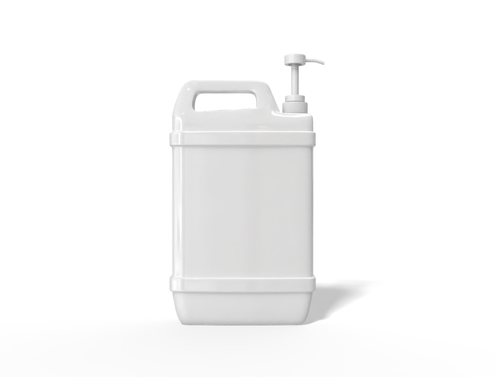 1.5 L pump bottle — Glossy plastic