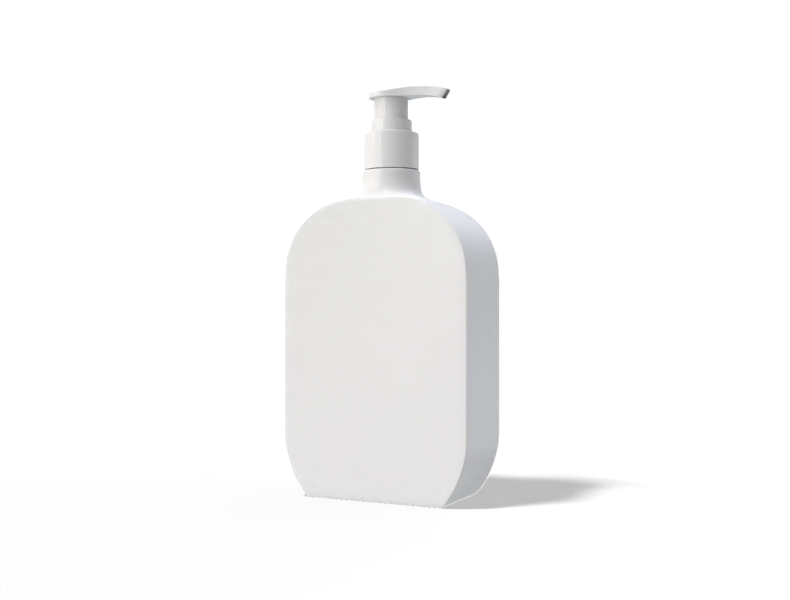 500 ml pump bottle — Glossy plastic