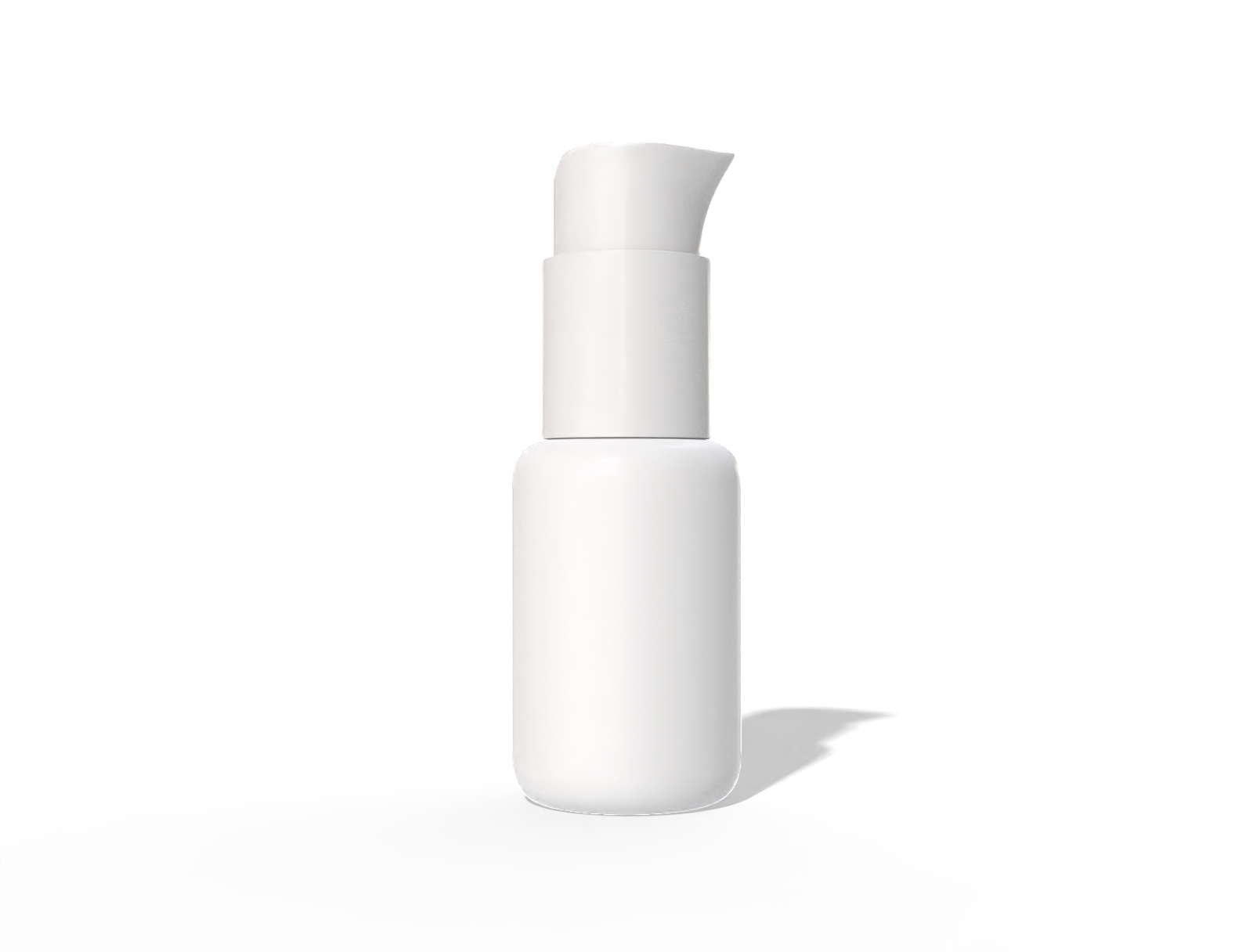 40 ml small airless pump bottle — Glossy plastic