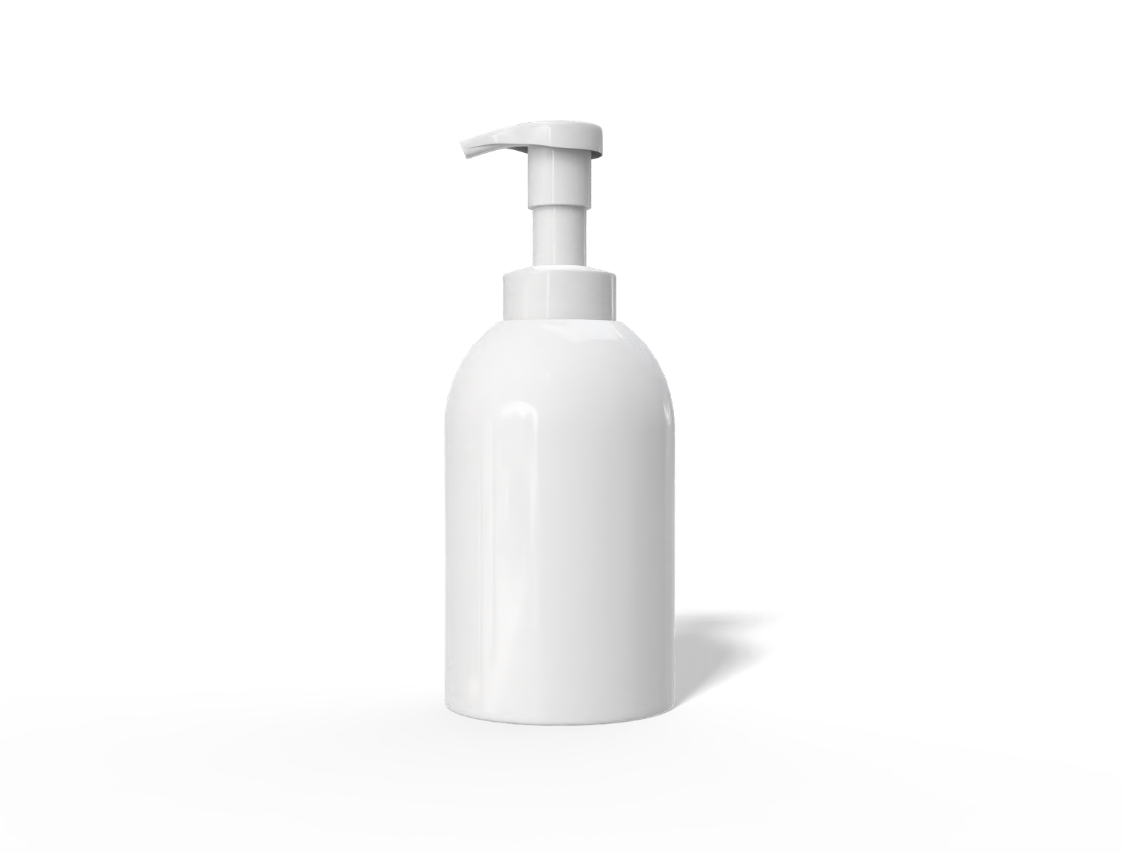400 ml pump bottle — Glossy plastic