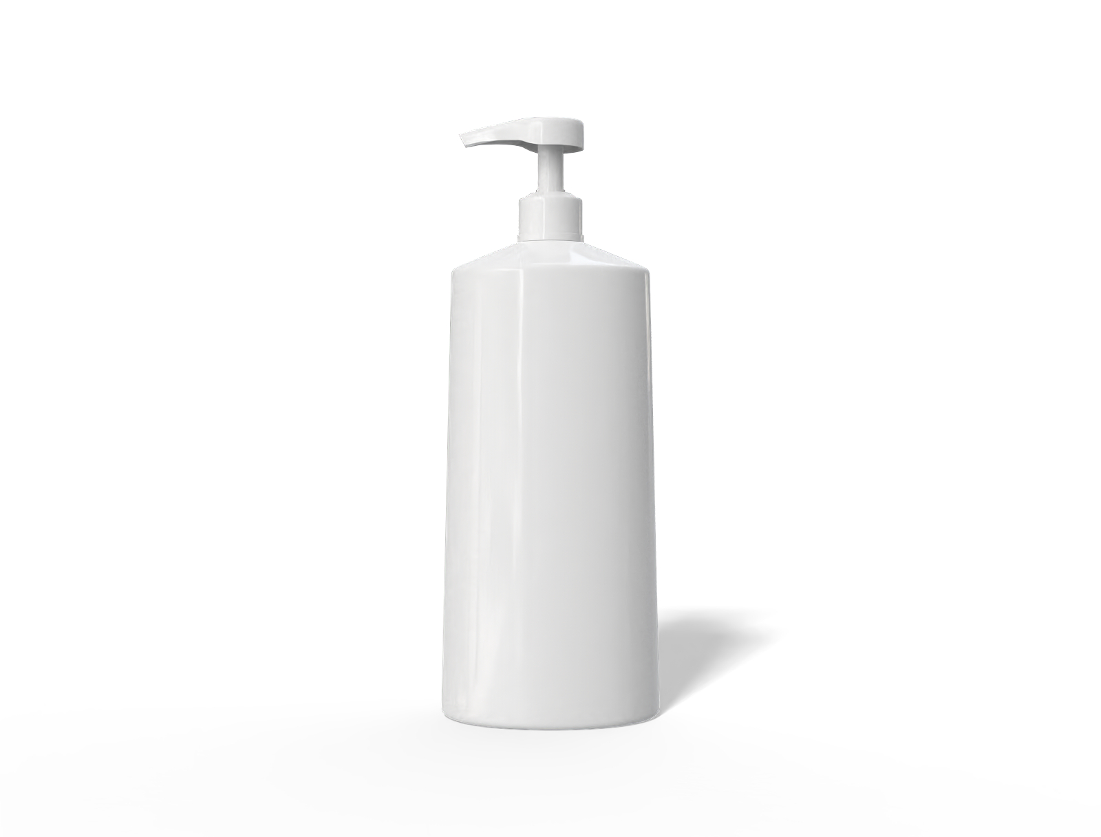 1 L pump bottle — Glossy plastic