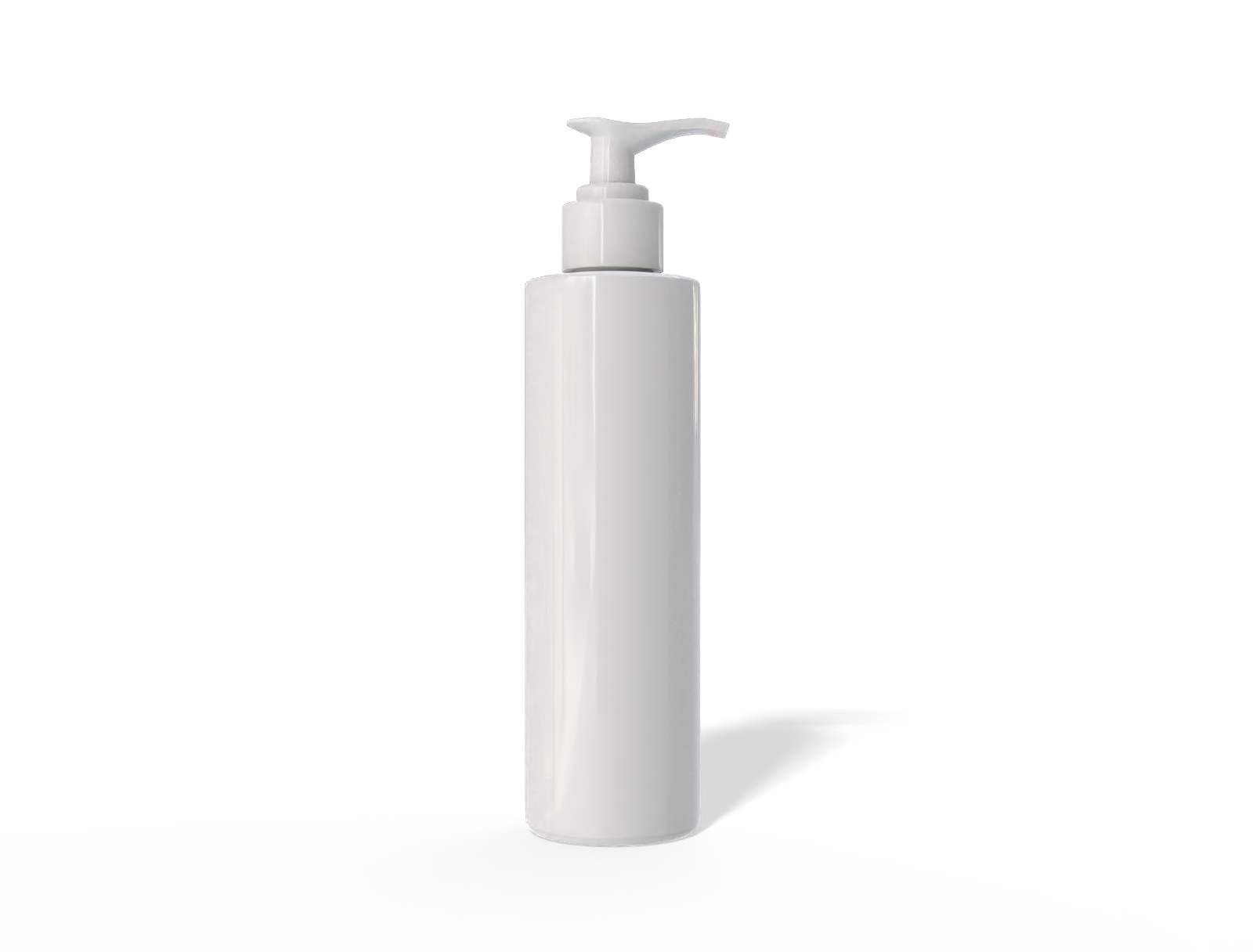 450 ml plastic lotion pump bottle — Glossy plastic