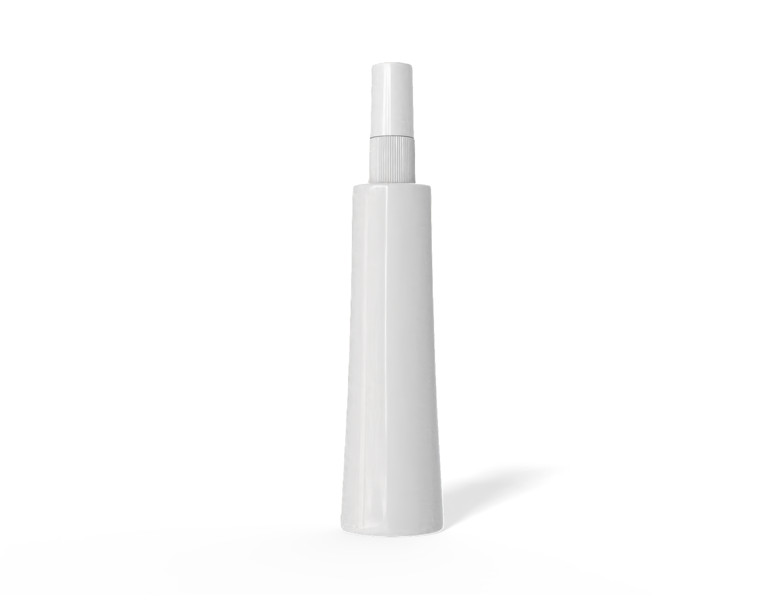 80 ml plastic spray bottle — Clear glossy plastic
