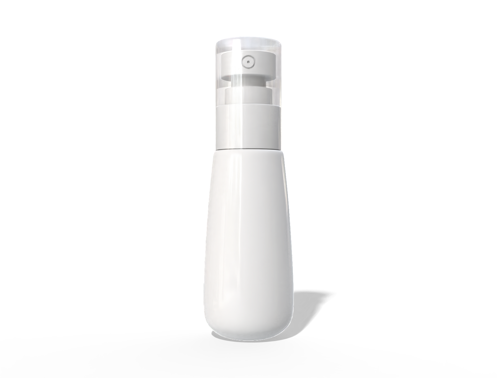 100 ml pump Bottle — Glossy plastic