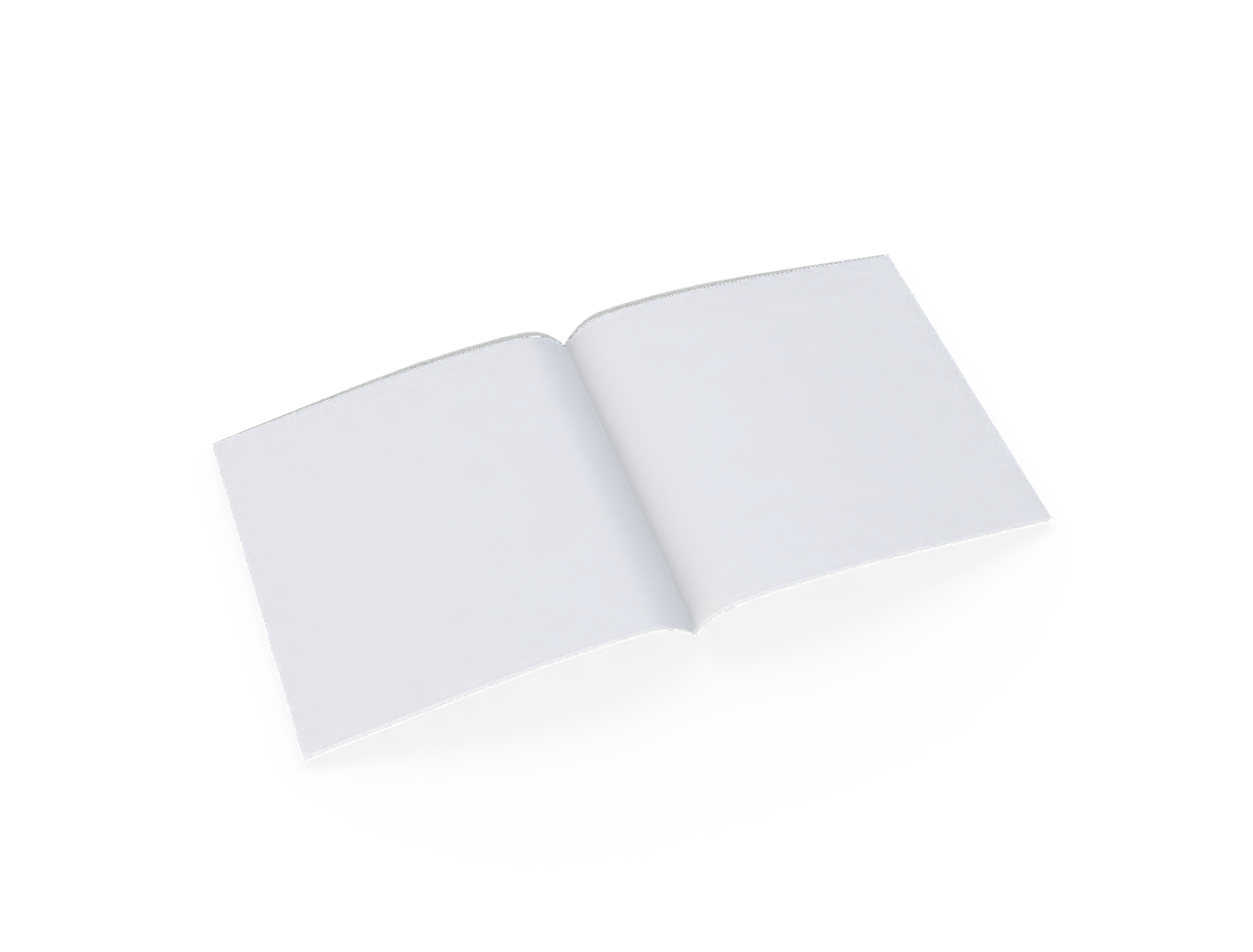 Brochure page — White paperboard