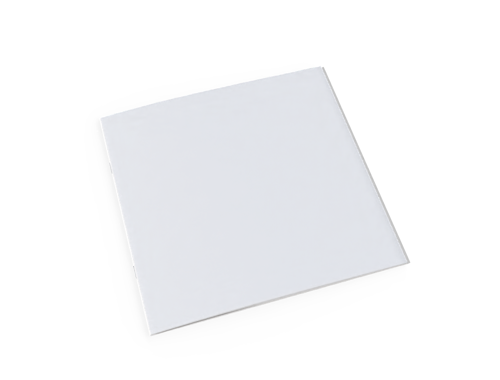Brochure template — White paperboard