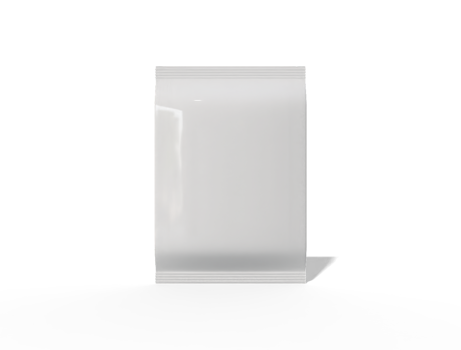 11 × 16 back-seal food sachet — Glossy plastic