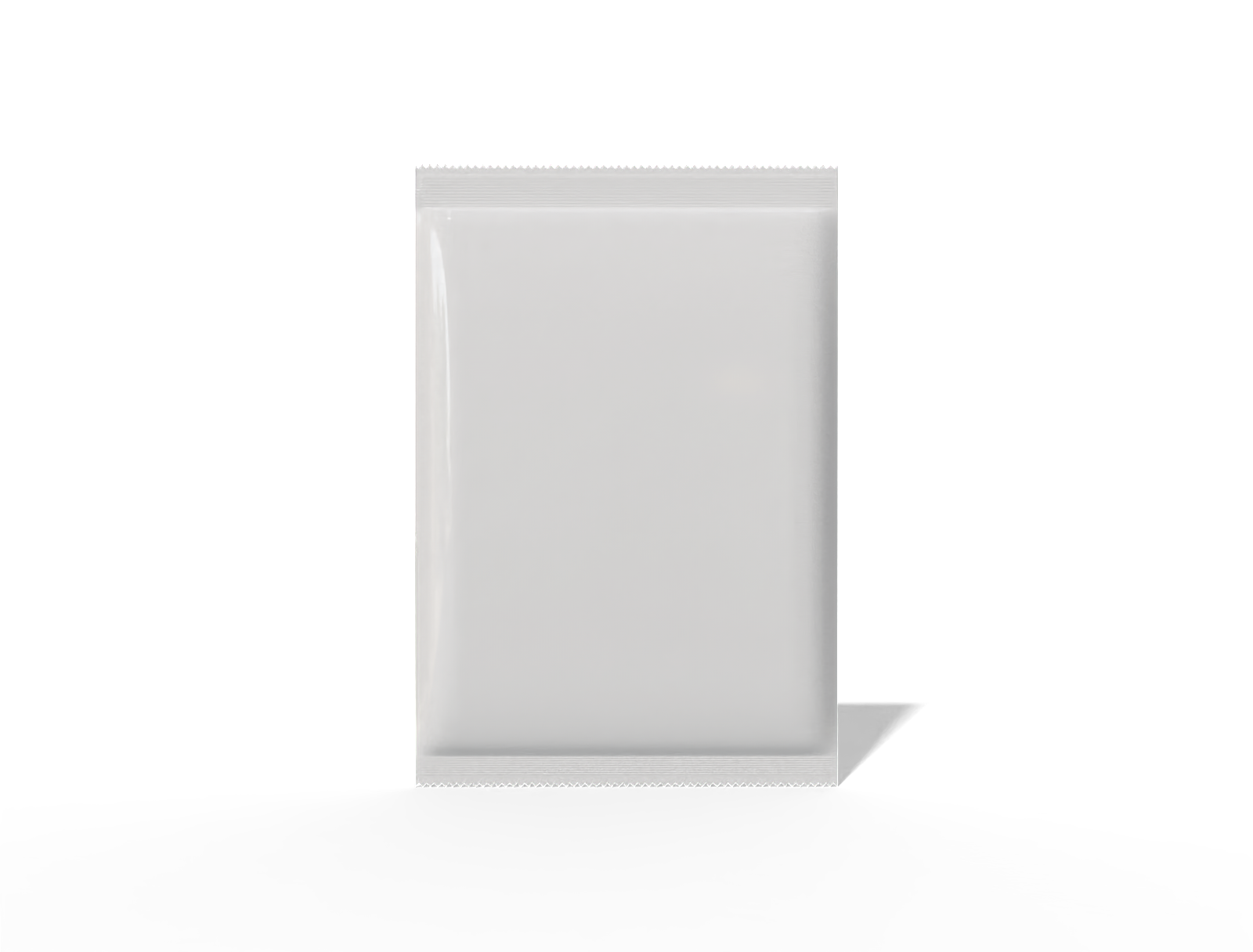 32 × 8 × 58 three-side seal food sachet — Glossy plastic