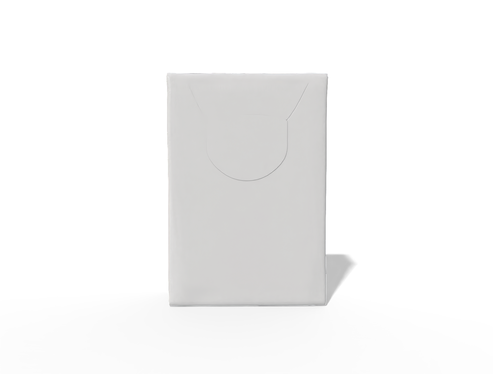 8 × 3 ×5 three-side seal tissue sachet — Glossy plastic