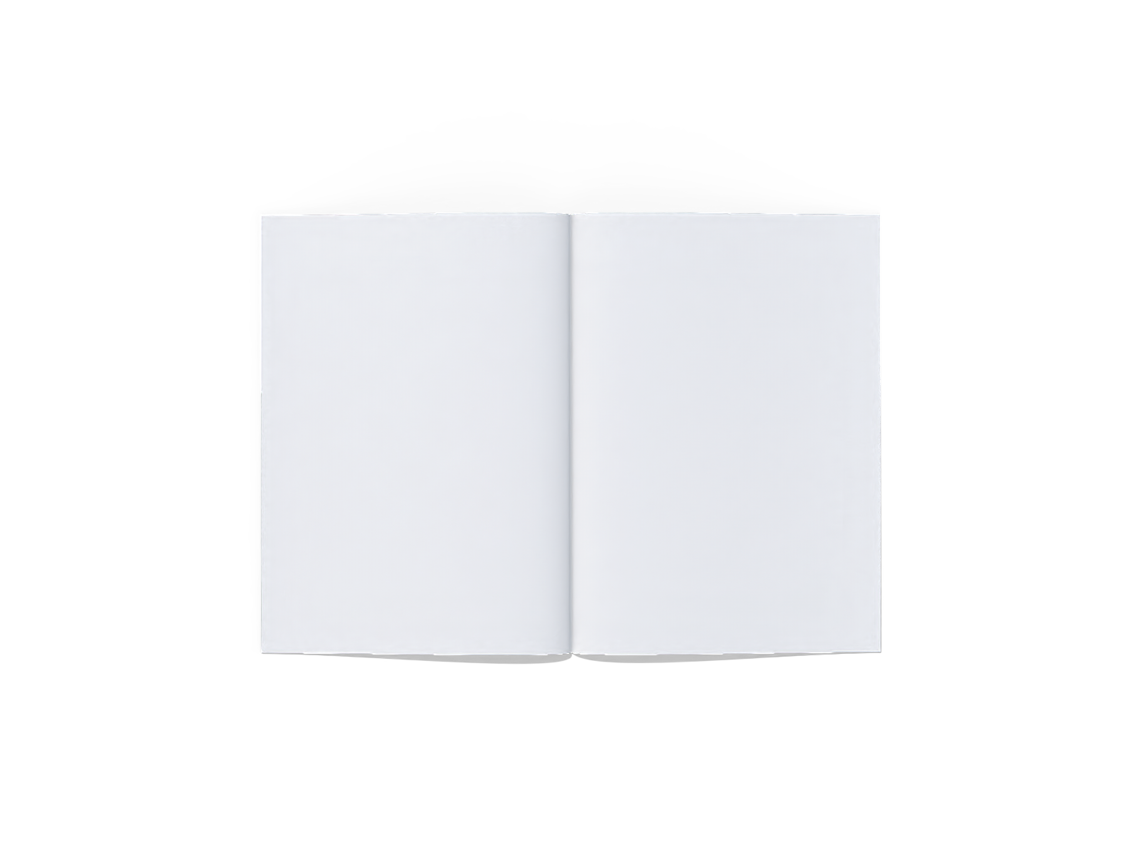 Open a4 brochure — White paperboard