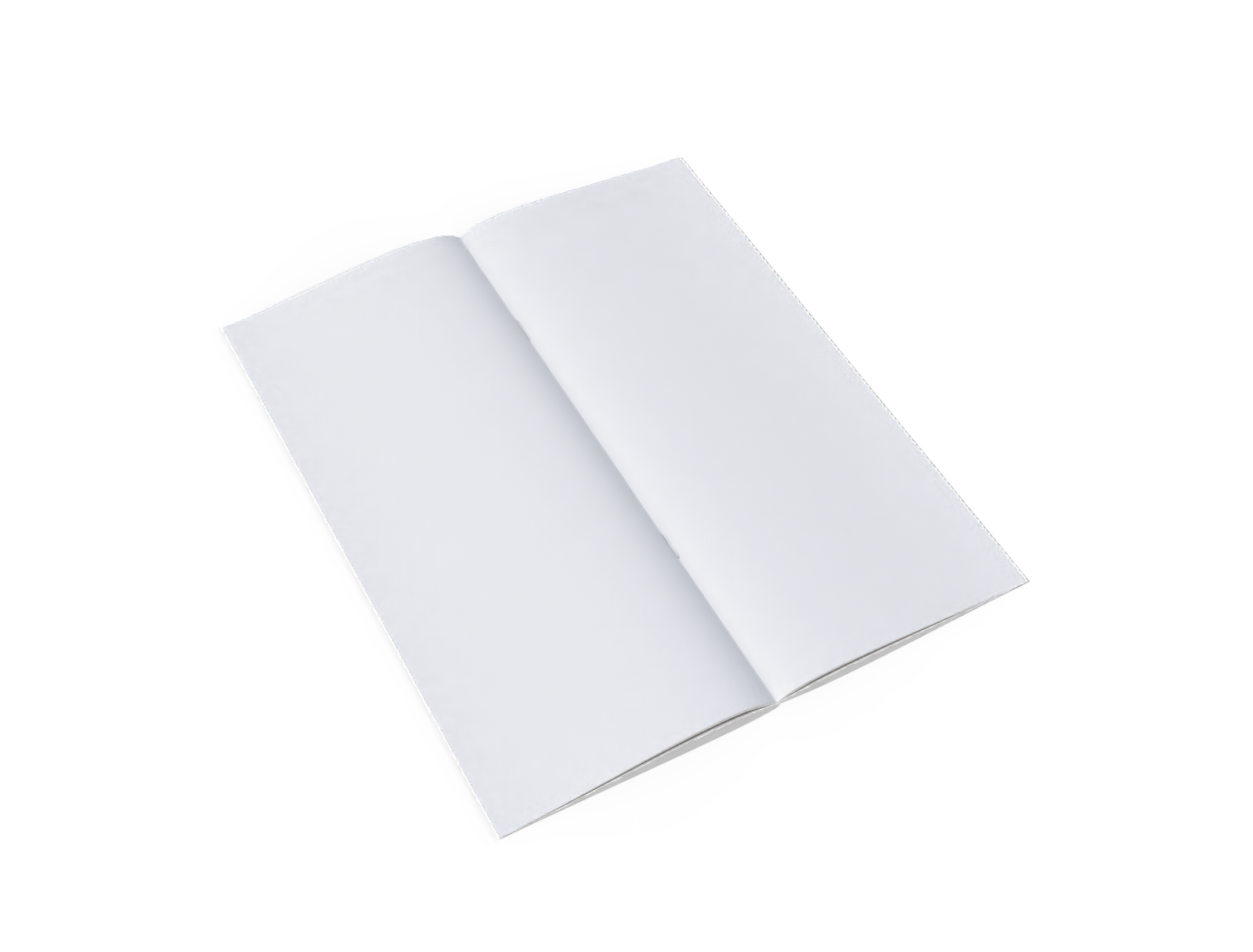 Brochure — White paperboard