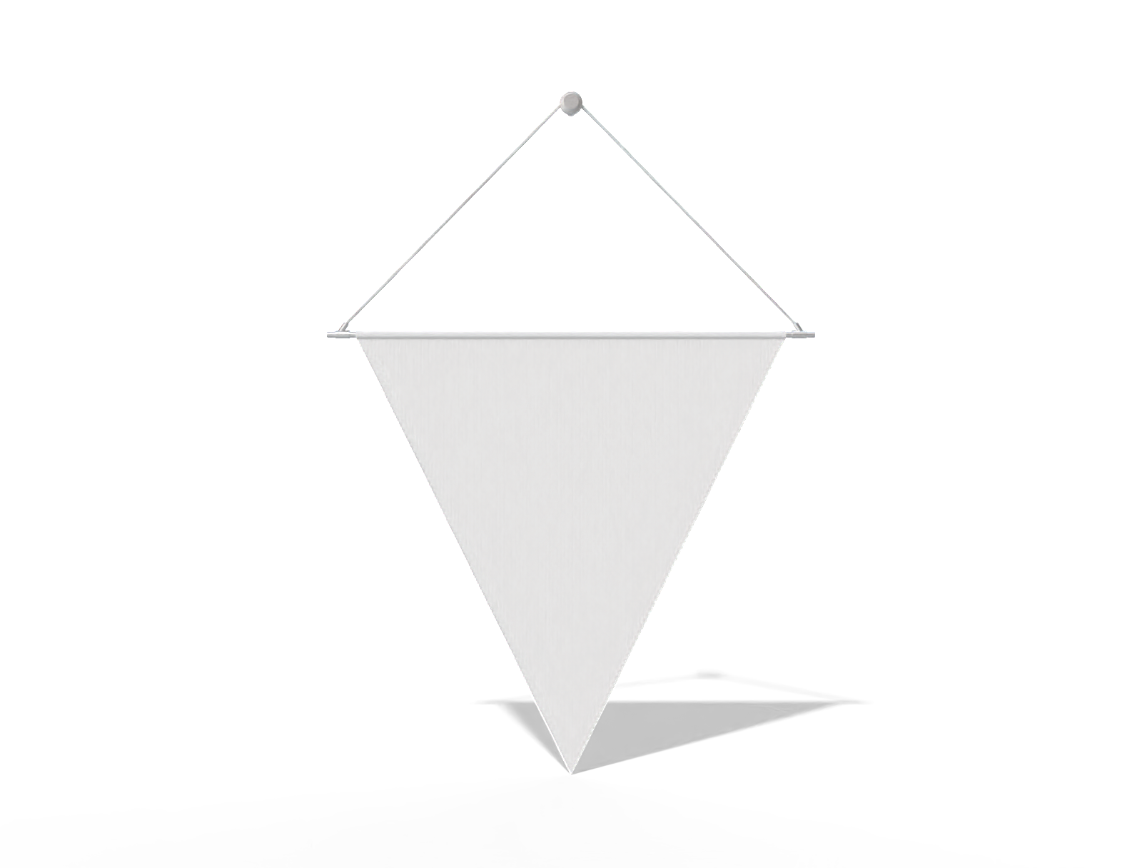 Triangle pennant flag — Cotton