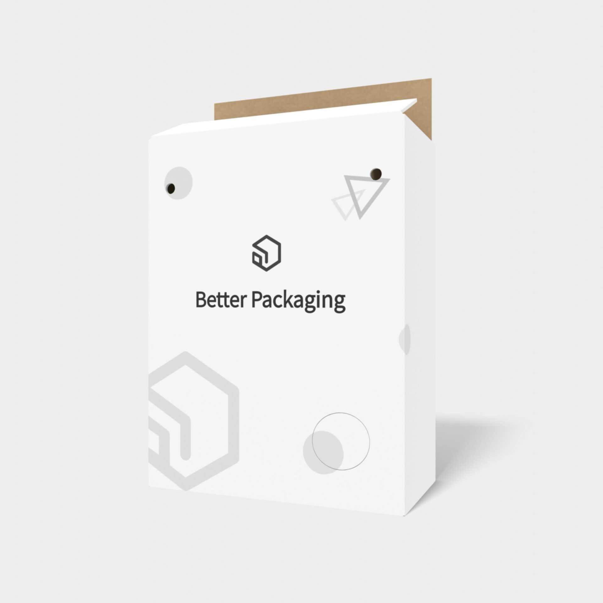 Tuck end box variations auto bottom flat boxes paper — White paperboard