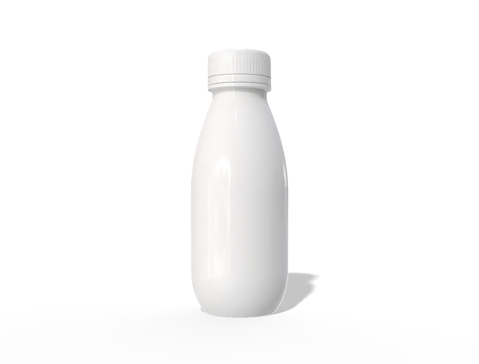 360 ml plastic drink bottle — Glossy plastic