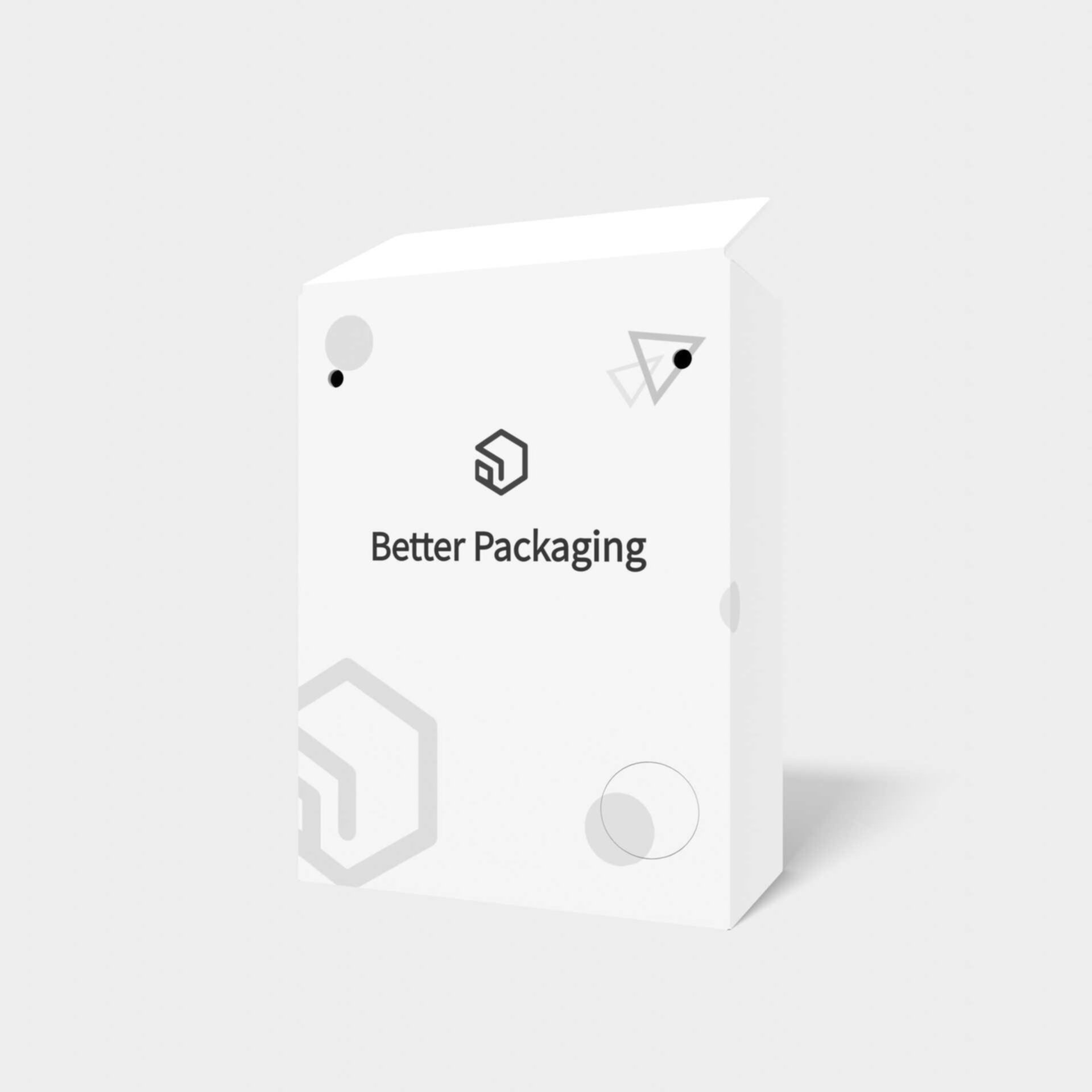 Tuck end box variations buckle bottom folding boxes paper — White paperboard