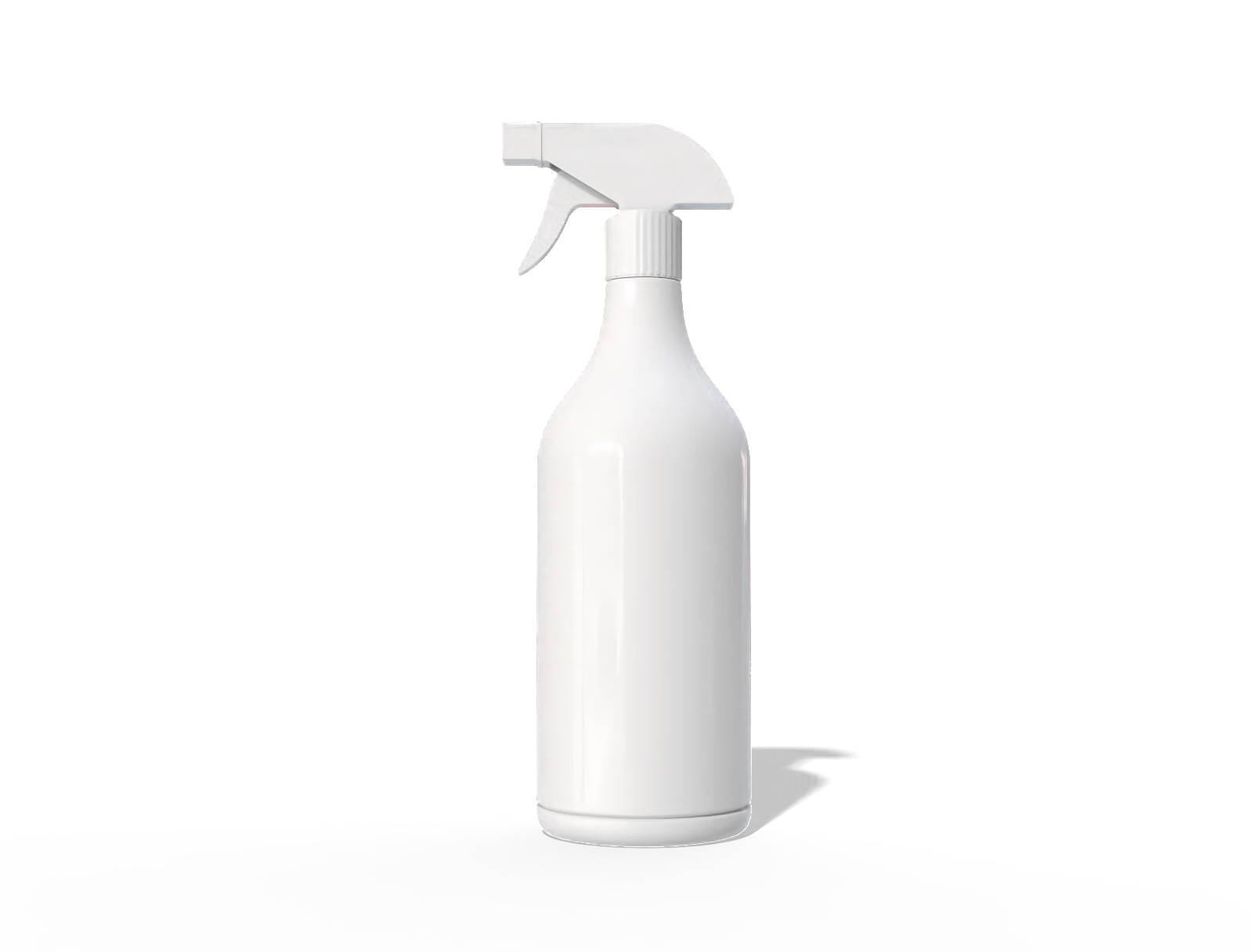 750 ml white spray pesticide bottle — Glossy plastic