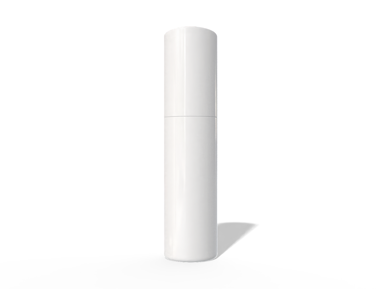 120 ml cosmetic bottle — Glossy plastic