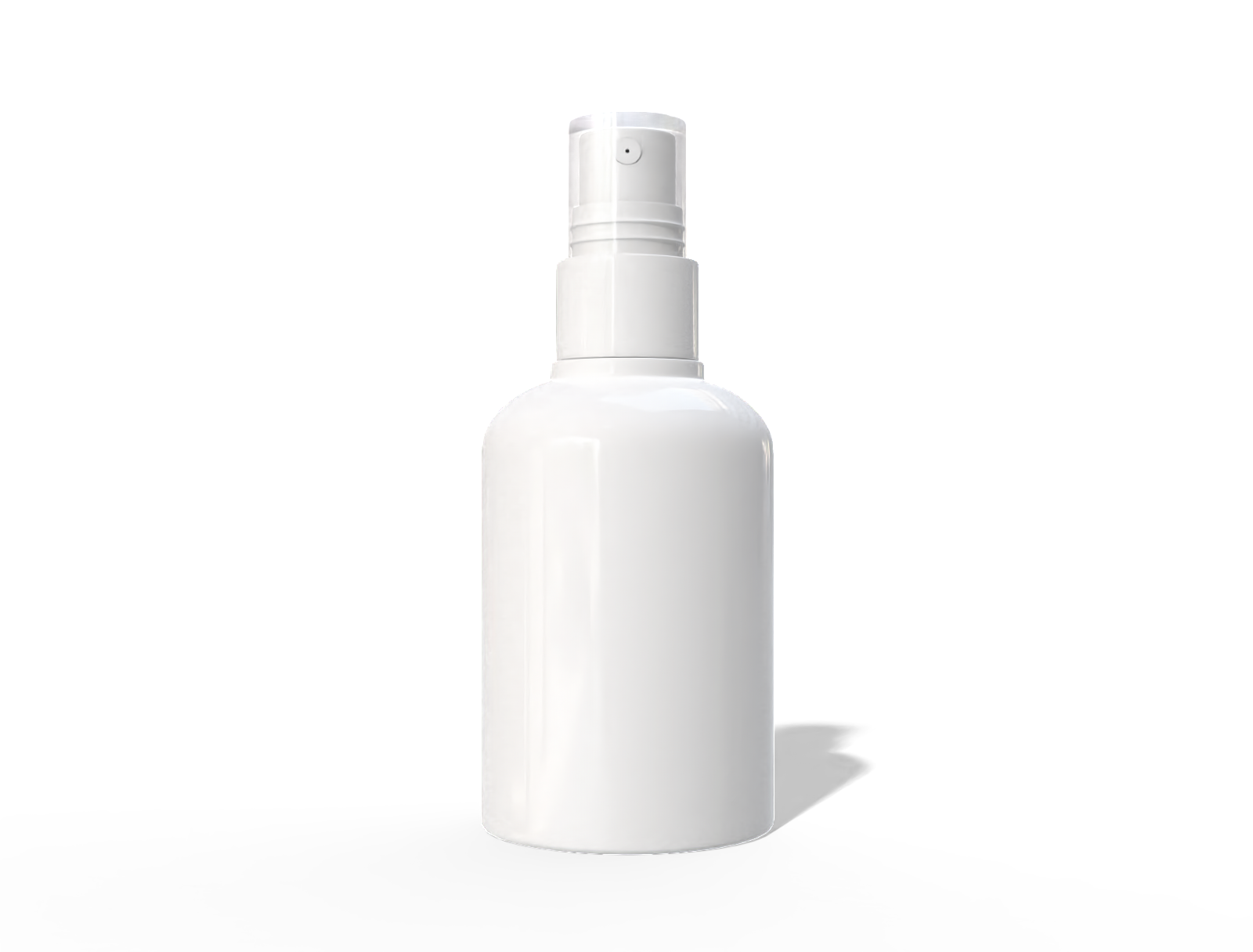 120 ml spray bottle — Clear glossy plastic