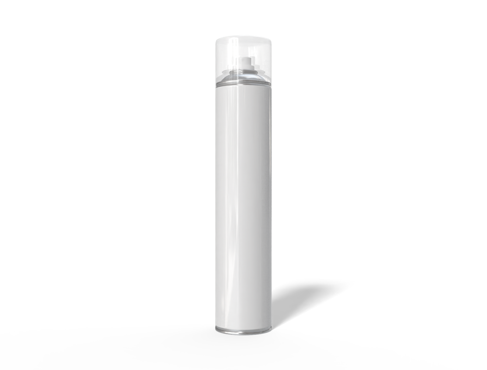 Aerosol spray bottle — Glossy metal