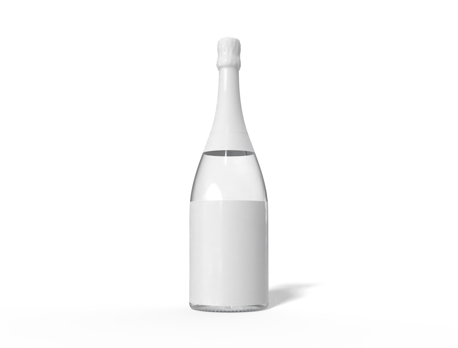 1.5 L wine bottle — Glossy glass
