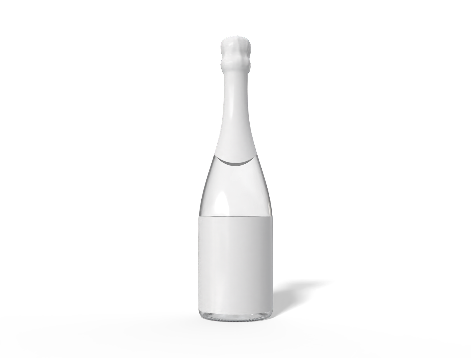 Wine bottle packaging — Glossy glass