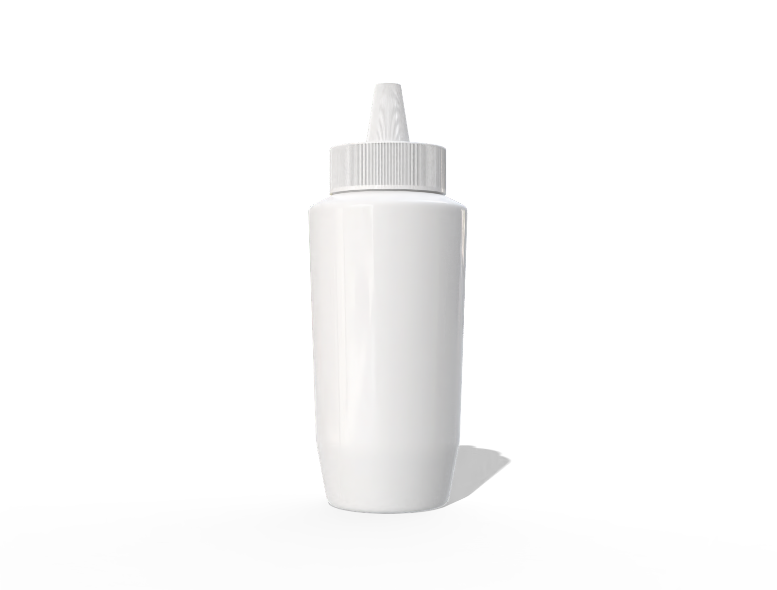 Sauce bottle packaging — Glossy plastic