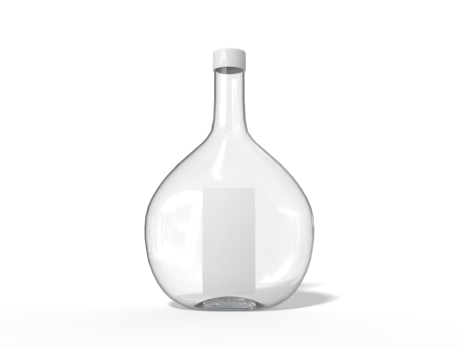 750 ml wine bottle — Glossy glass