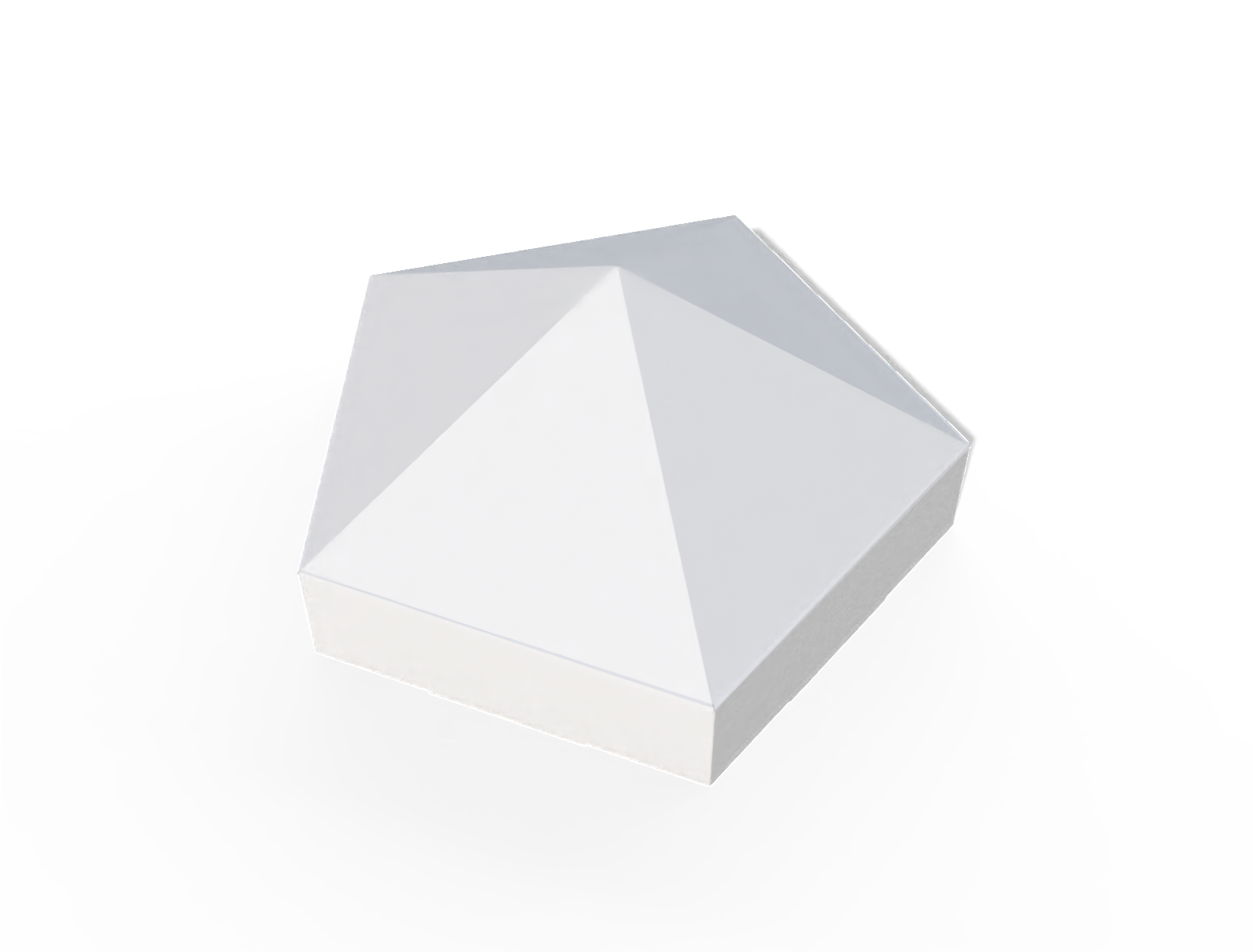 Honeyduke's chocolate frog box — White paperboard